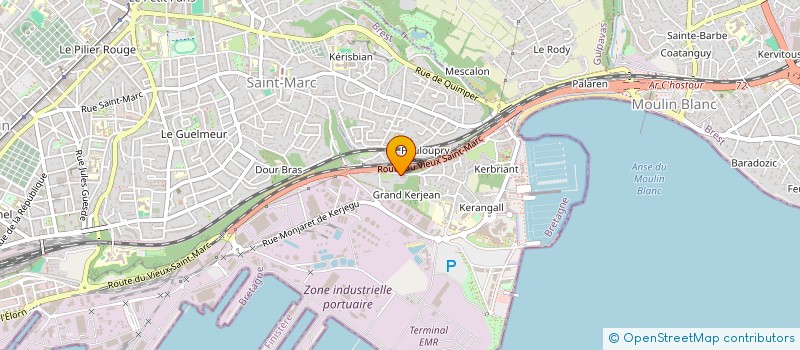 localisation de l'entreprise ASSOCIATION J'AIME LA VIE à BREST