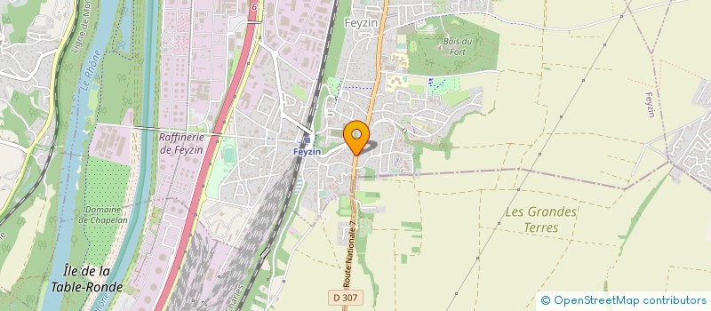 localisation de l'entreprise ASSOCIATION J.D. KANN DE MARIE GALANTE  FEYZIN