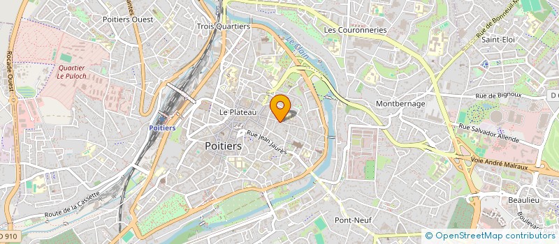 localisation de l'entreprise ASSOCIATION J ECRIS JE CRIE à POITIERS