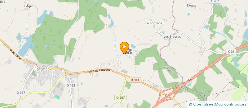 localisation de l'entreprise ASSOCIATION J.L CONSEIL à ETAGNAC