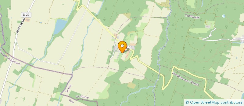 localisation de l'entreprise ASSOCIATION JAB DANSE  BORDERES SUR L'ECHEZ