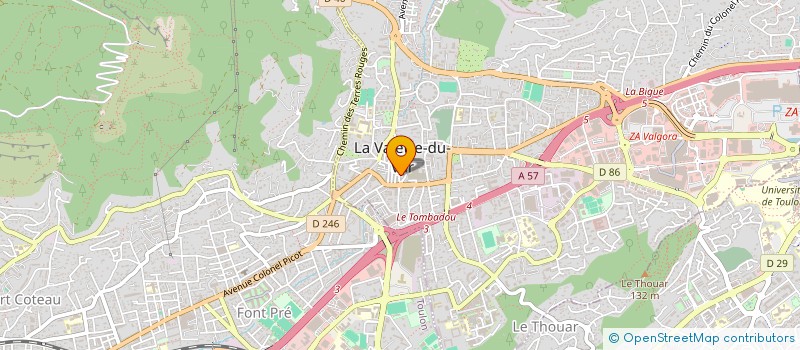 localisation de l'entreprise ASSOCIATION JABAMIAH & NOUS à LA VALETTE-DU-VAR
