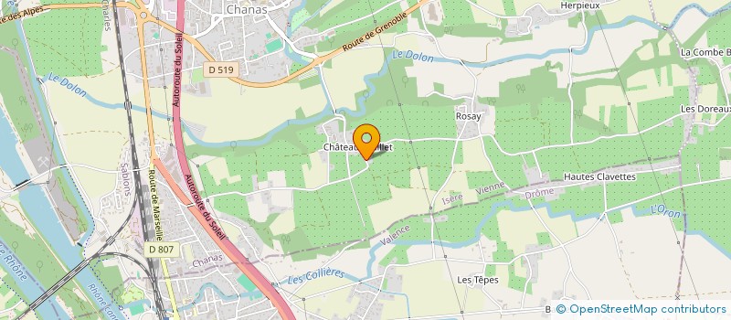 localisation de l'entreprise ASSOCIATION JACK AND JILL DANSE  CHANAS