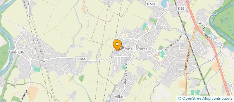 localisation de l'entreprise ASSOCIATION JAMES GAMMILL : PSYCHOTHERAPIE PSYCHANALYTIQUE DE L'ENFANT ET DE L'ADOLESCENT  PINS-JUSTARET