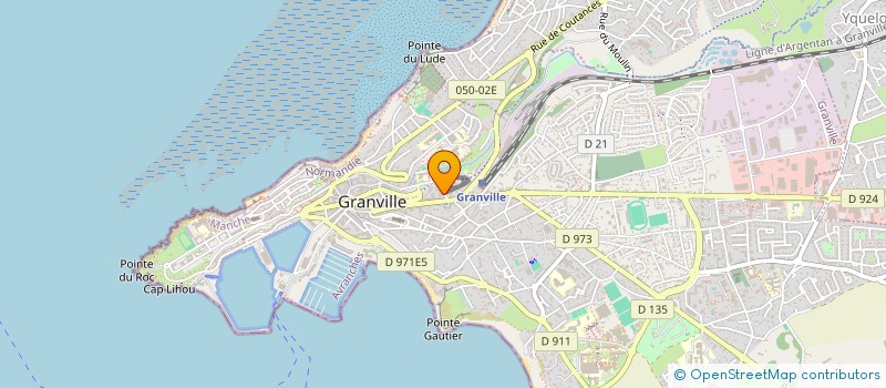 localisation de l'entreprise ASSOCIATION JAMILA L'ETOILE ORIENTALE  GRANVILLE