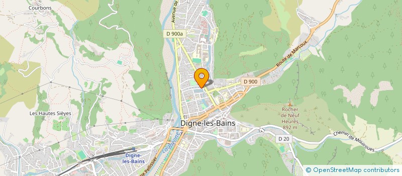 localisation de l'entreprise ASSOCIATION JANELCHABLAN à DIGNE-LES-BAINS