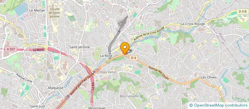 localisation de l'entreprise ASSOCIATION JARDIN D'ENFANTS BARRY à MARSEILLE