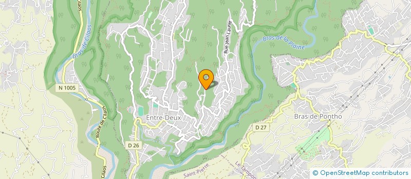 localisation de l'entreprise ASSOCIATION JARDIN LONTAN  ENTRE-DEUX