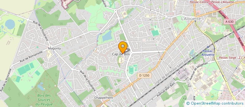 localisation de l'entreprise ASSOCIATION JARDIN PARTAGE LA RENARDIERE à PESSAC