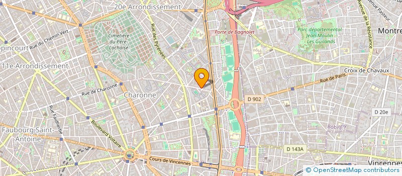 localisation de l'entreprise ASSOCIATION JARDINS DU GESTE  PARIS