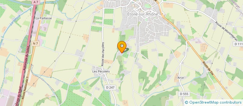 localisation de l'entreprise ASSOCIATION JARDINS FAMILIAUX ET ACTIVITES D'INSERTION à ETOILE-SUR-RHONE