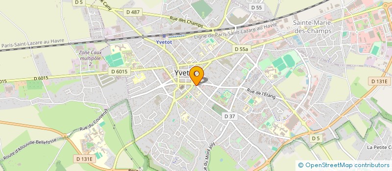 localisation de l'entreprise ASSOCIATION JARDINS OUVRIERS FAMILIAUX à YVETOT