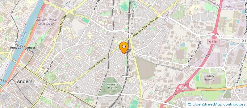 localisation de l'entreprise ASSOCIATION JARDINS SECRETS à ANGERS