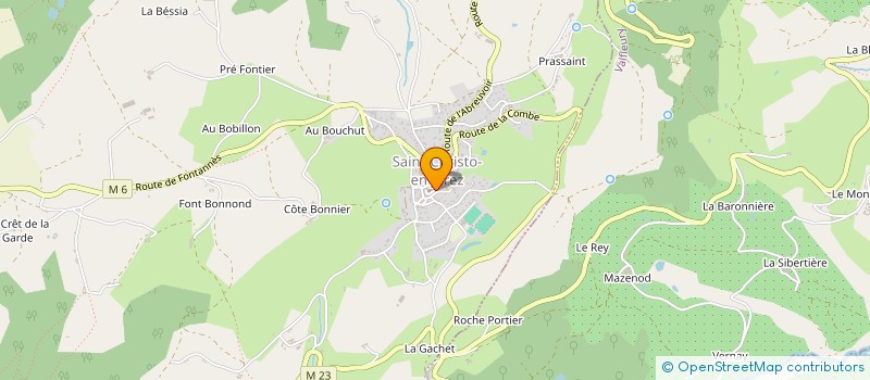 localisation de l'entreprise ASSOCIATION JAREZ EN LYONNAIS - FAMILLES RURALES à SAINT-CHRISTO-EN-JAREZ