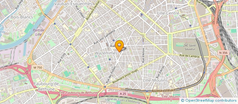 localisation de l'entreprise ASSOCIATION JASMINES à LILLE