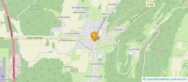 localisation de l'entreprise ASSOCIATION JASSERONAISE D'ACTION SCOLAIRE à JASSERON