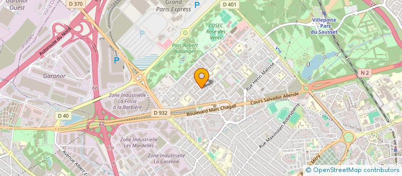 localisation de l'entreprise ASSOCIATION JAUNE ET NOIR à AULNAY-SOUS-BOIS