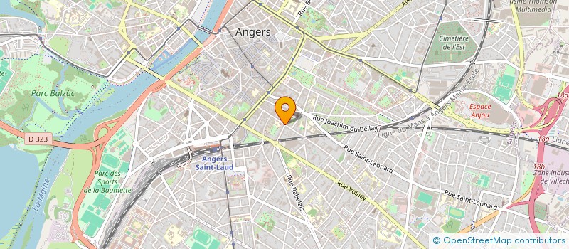 localisation de l'entreprise ASSOCIATION JAWAL  ANGERS