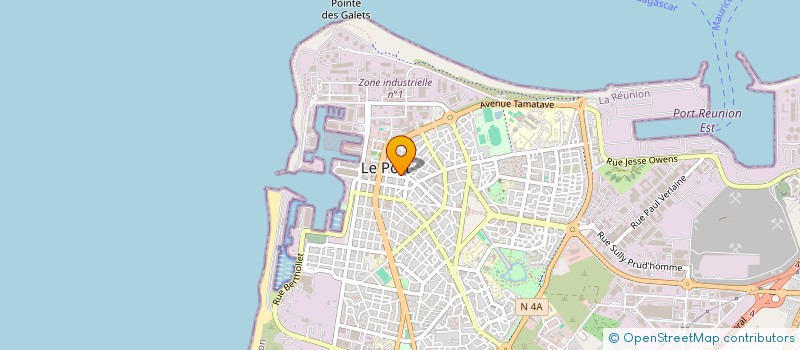 localisation de l'entreprise ASSOCIATION JAYAPRANA  LE PORT