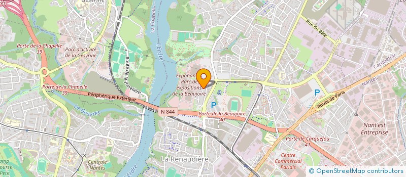 localisation de l'entreprise ASSOCIATION JAZZ BLEU  NANTES