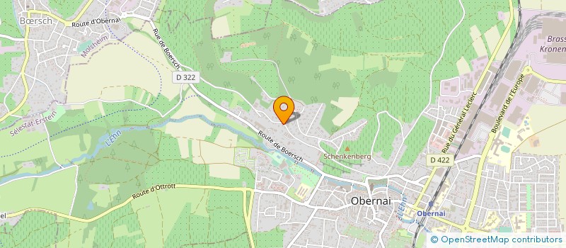 localisation de l'entreprise ASSOCIATION JAZZ DANSE  OBERNAI