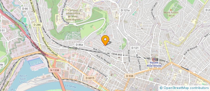 localisation de l'entreprise ASSOCIATION JAZZ ET COMPAGNIE  MONT-SAINT-AIGNAN