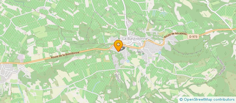 localisation de l'entreprise ASSOCIATION JAZZY SWING EN LUBERON  LA BASTIDONNE