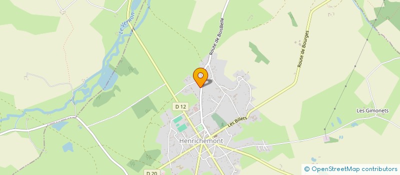 localisation de l'entreprise ASSOCIATION JB RECYCLAGE  HENRICHEMONT