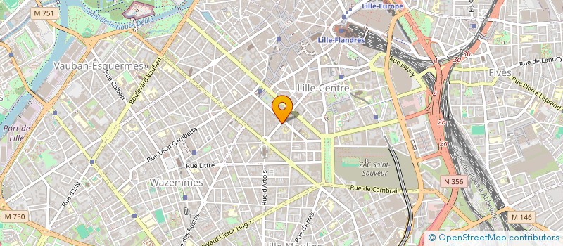 localisation de l'entreprise ASSOCIATION JE REVE ET JE FAIS à LILLE