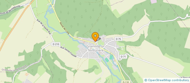 localisation de l'entreprise ASSOCIATION JEAN DE BETHENCOURT  GRAINVILLE-LA-TEINTURIERE