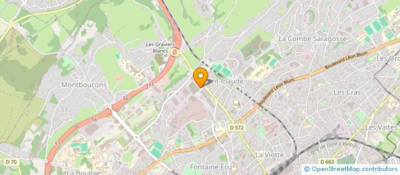 localisation de l'entreprise ASSOCIATION JEAN EUDES à BESANCON