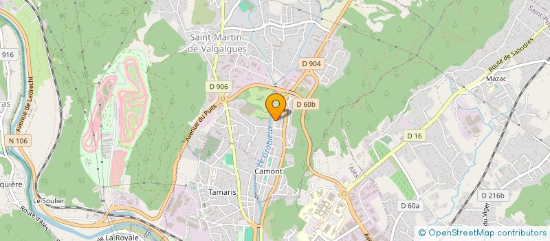 localisation de l'entreprise ASSOCIATION JEAN MACE, AMICALE LAIQUE DE CAMONT  SAINT-MARTIN-DE-VALGALGUES