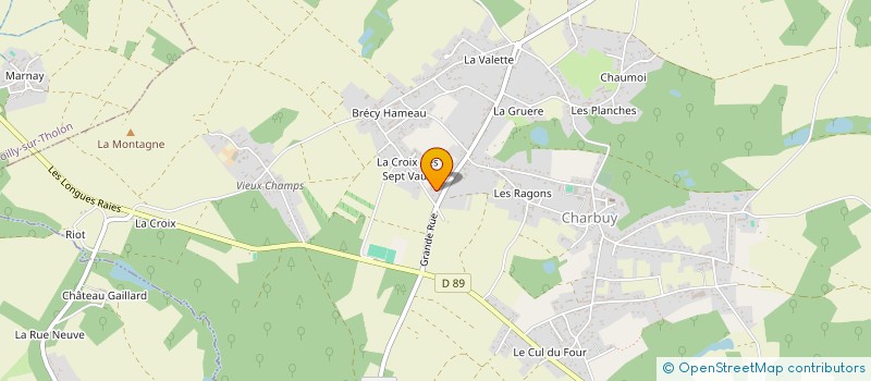 localisation de l'entreprise ASSOCIATION JEAN MASSIEU  CHARBUY