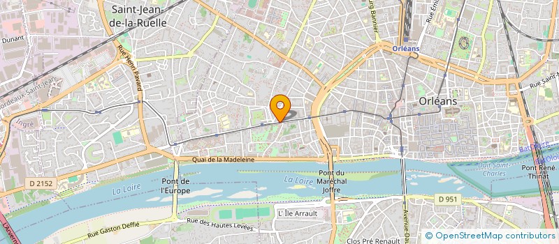 localisation de l'entreprise ASSOCIATION JEANNE BLANCHE à ORLEANS