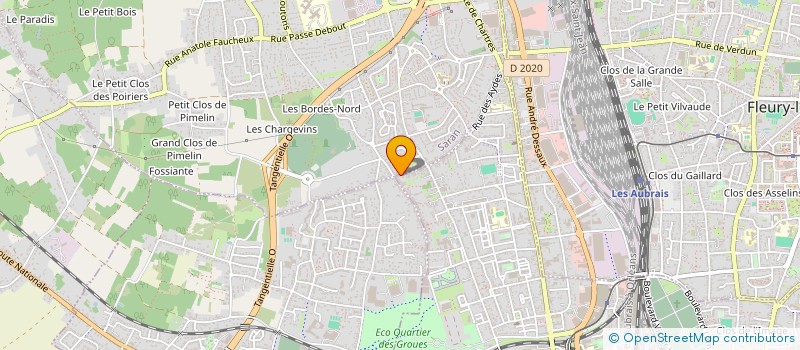 localisation de l'entreprise ASSOCIATION JEANNE CHAMPILLOU LE CLOS DE JOYE à ORLEANS