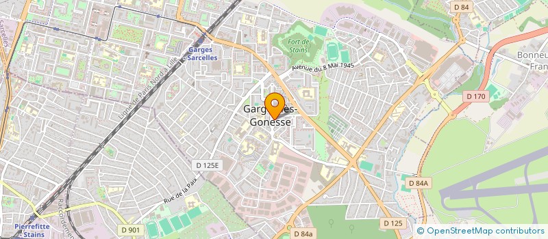localisation de l'entreprise ASSOCIATION JEM -JEUNES ESPOIRS DU MONDE à GARGES-LES-GONESSE