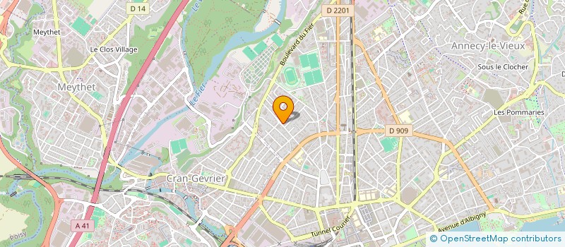 localisation de l'entreprise ASSOCIATION JERIKOO à ANNECY