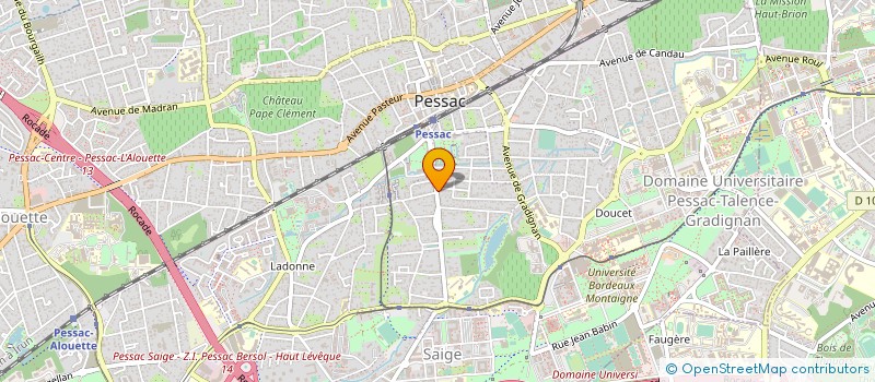 localisation de l'entreprise ASSOCIATION JET 7 SWING  PESSAC