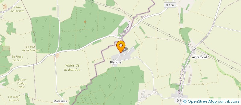 localisation de l'entreprise ASSOCIATION JET RACING TEAM DE L'YONNE  VILLENEUVE-LA-GUYARD