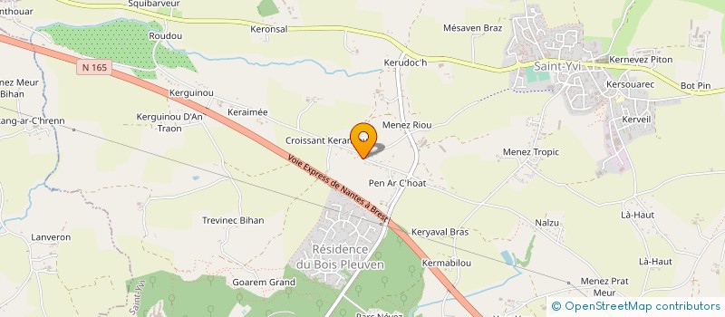 localisation de l'entreprise ASSOCIATION JET WEST  SAINT-YVI