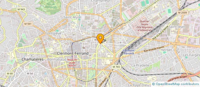 localisation de l'entreprise ASSOCIATION JEUDI NOIR  CLERMONT-FERRAND