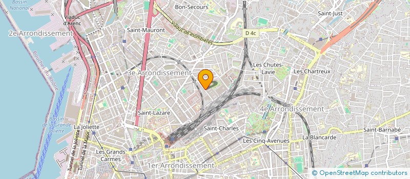 localisation de l'entreprise ASSOCIATION JEUNES BELLE DE MAI à MARSEILLE