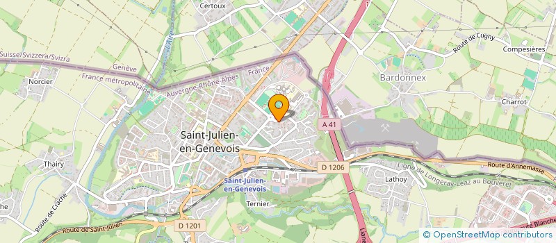 localisation de l'entreprise ASSOCIATION JEUNES CITOYENS à SAINT-JULIEN-EN-GENEVOIS