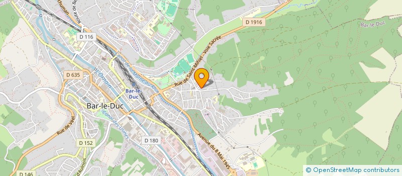 localisation de l'entreprise ASSOCIATION JEUNES CITOYENS DE MEUSE  BAR-LE-DUC