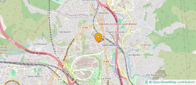 localisation de l'entreprise ASSOCIATION JEUNES DU GRAND ST ANTOINE à MARSEILLE