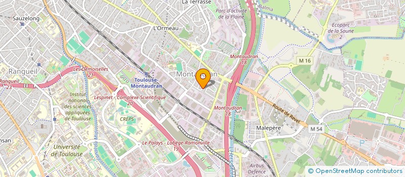 localisation de l'entreprise ASSOCIATION JEUNES DU MONDE  TOULOUSE