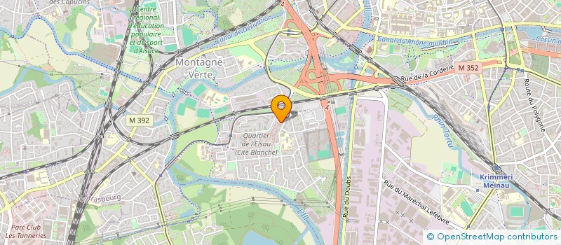 localisation de l'entreprise ASSOCIATION JEUNES ET PARENTS D'ELSAU à STRASBOURG