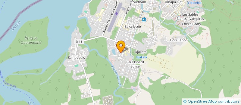 localisation de l'entreprise ASSOCIATION JEUNES FLAMMES à SAINT-LAURENT-DU-MARONI