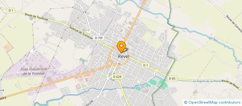 localisation de l'entreprise ASSOCIATION JEUNES INFOS REVEL  REVEL