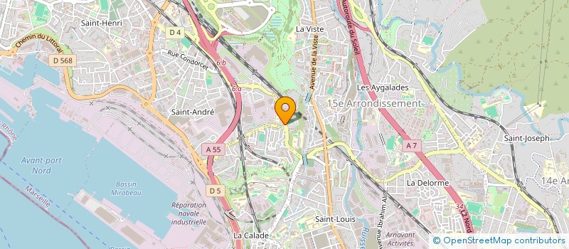 localisation de l'entreprise ASSOCIATION JEUNES SAINT LOUIS à MARSEILLE